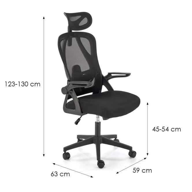 Otočné kreslo Negro škorica
