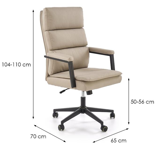 Otočné kreslo Adriano béžová