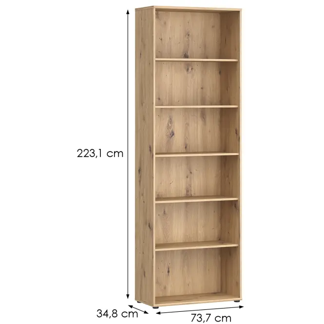Regál Trevone T2kr811-D78 dub artisan,2