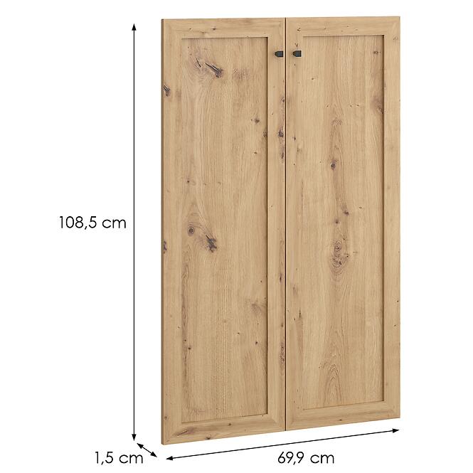 Čelné Dvere Trevone T2kf312st-D78 dub artisan,2