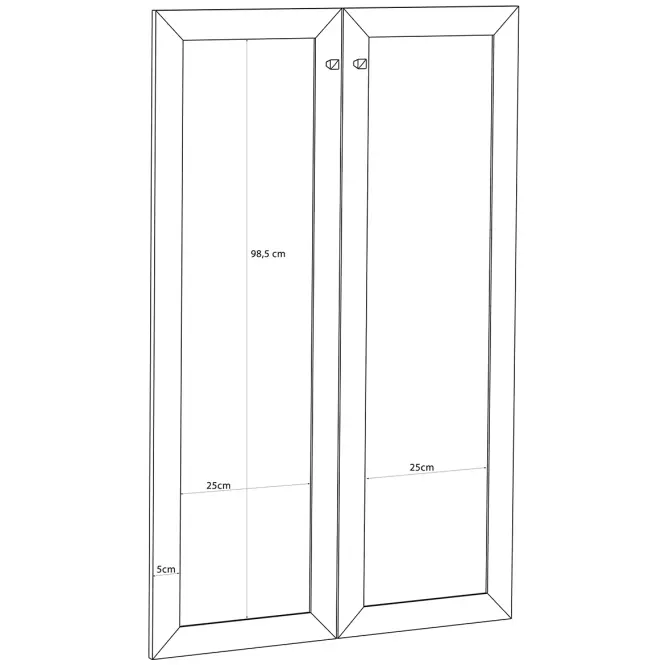 Čelné Dvere Trevone T2kf312st-D78 dub artisan,4