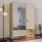 Skriňa Mokkaro  Moks837-M802 1d2lud2sz Piesok/Dub Mauvella,15