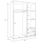 Skriňa Mokkaro  Moks837-M802 1d2lud2sz Piesok/Dub Mauvella,4