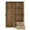 Skriňa Mokkaro  Moks837-M802 1d2lud2sz Piesok/Dub Mauvella,5