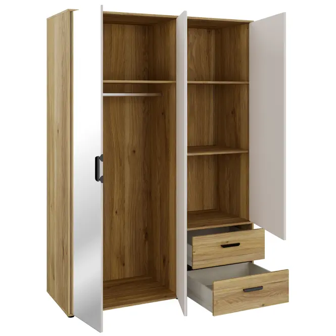 Skriňa Mokkaro  Moks837-M802 1d2lud2sz Piesok/Dub Mauvella,6