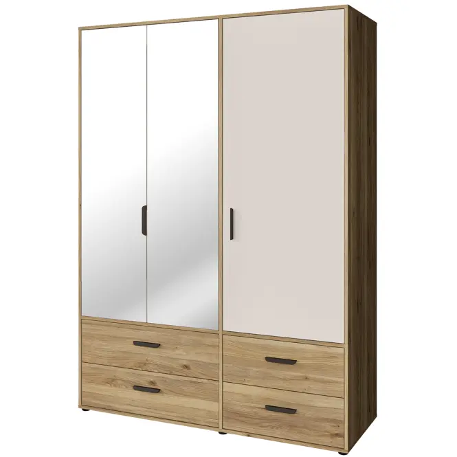 Skriňa Mokkaro  Moks838-M802 1d2lud4sz Piesok/Dub Mauvella PROMO