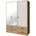 Skriňa Mokkaro  Moks838-M802 1d2lud4sz Piesok/Dub Mauvella