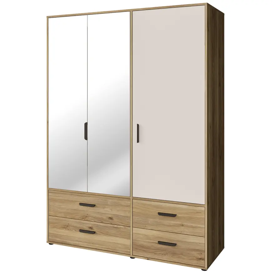 Skriňa Mokkaro  Moks838-M802 1d2lud4sz Piesok/Dub Mauvella