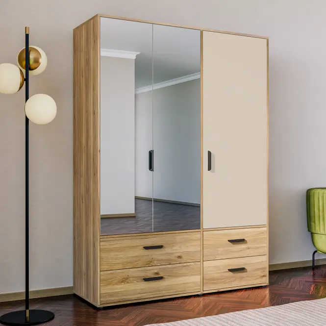 Skriňa Mokkaro  Moks838-M802 1d2lud4sz Piesok/Dub Mauvella,14