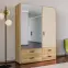 Skriňa Mokkaro  Moks838-M802 1d2lud4sz Piesok/Dub Mauvella,14
