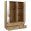 Skriňa Mokkaro  Moks838-M802 1d2lud4sz Piesok/Dub Mauvella,5