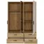 Skriňa Mokkaro  Moks838-M802 1d2lud4sz Piesok/Dub Mauvella,6