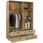 Skriňa Mokkaro  Moks838-M802 1d2lud4sz Piesok/Dub Mauvella,8