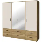 Skriňa Mokkaro  Moks846-M802  2d2lud6sz Piesok/Dub Mauvella
