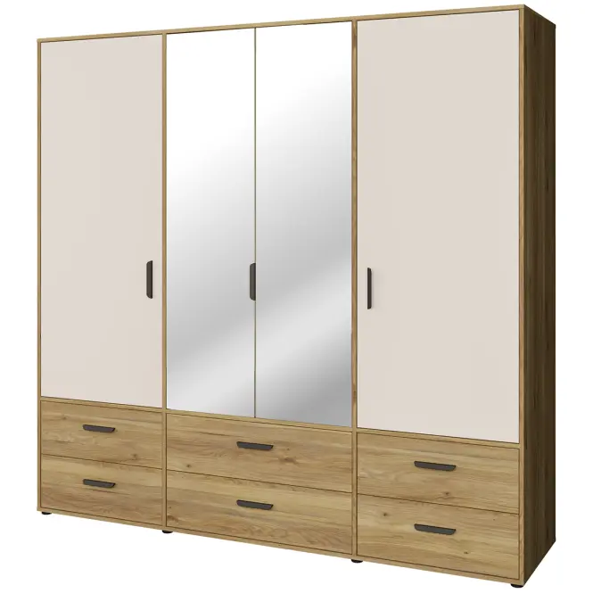 Skriňa Mokkaro  Moks846-M802  2d2lud6sz Piesok/Dub Mauvella