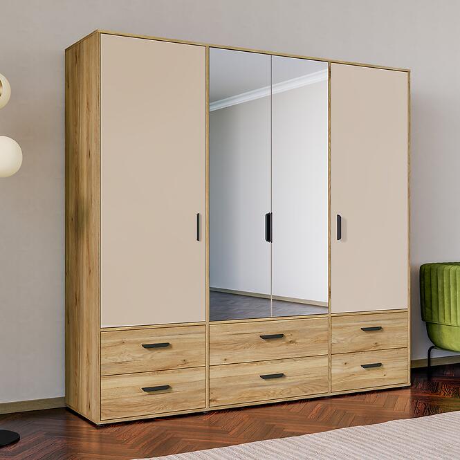Skriňa Mokkaro  Moks846-M802  2d2lud6sz Piesok/Dub Mauvella,15