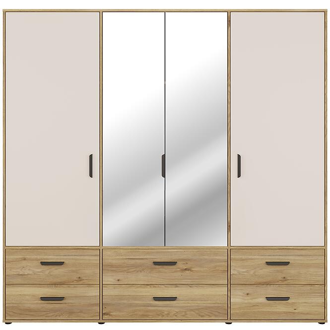 Skriňa Mokkaro  Moks846-M802  2d2lud6sz Piesok/Dub Mauvella