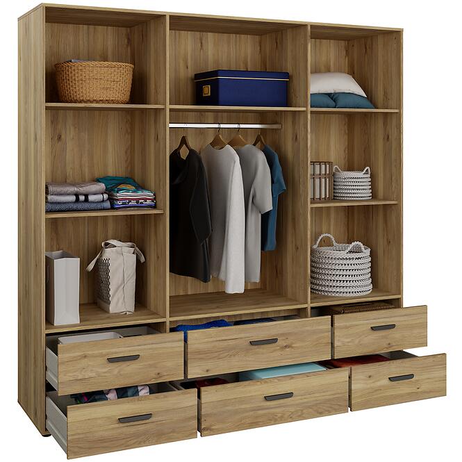 Skriňa Mokkaro  Moks846-M802  2d2lud6sz Piesok/Dub Mauvella
