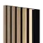 Akustické panely lamelové na plsti Saragossa lumi led 30x265