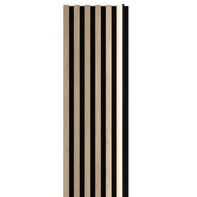 Akustické panely lamelové na plsti Saragossa lumi led 30x265