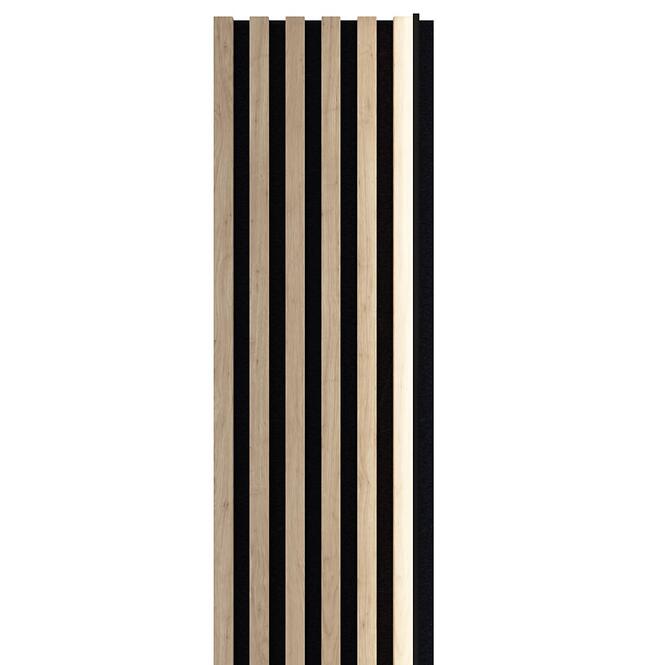 Akustické panely lamelové na plsti Saragossa lumi led 30x265,2