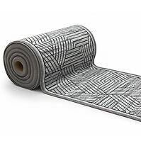 Behúň Geometric 67 cm 2516 sivý/biely