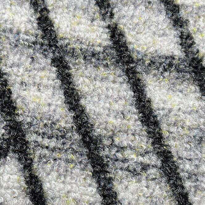 Behúň Geometric 80 cm 2516 sivý/biely,4