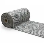Behúň Geometric 100 cm 2516 sivý/biely