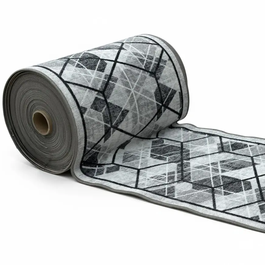 Behúň Geometric 80 cm 2519 sivý/biely