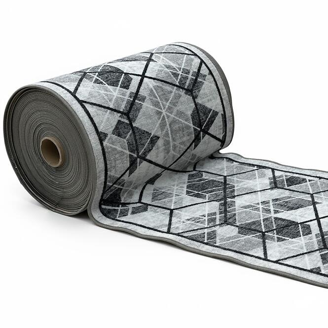 Behúň Geometric 100 cm 2519 sivý/biely