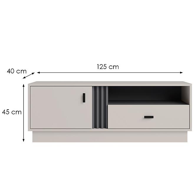 TV stolík Allmo Al5 Cashmere,2