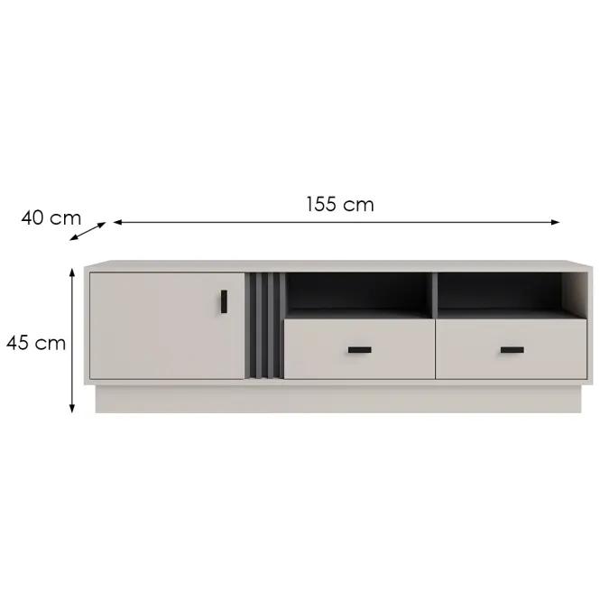 TV stolík Allmo Al6 Cashmere,2