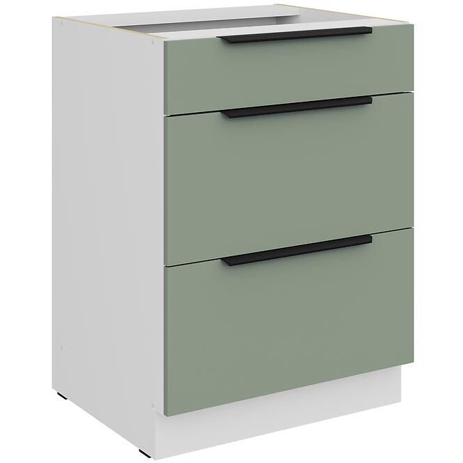 Kuchynská skrinka Aria-Sa/Wh Anti Fingerprint 60d 3s Bb