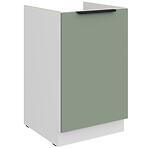 Kuchynská skrinka Aria-Sa/Wh Anti Fingerprint 50zl 1f Bb