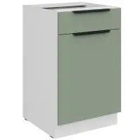 Kuchynská skrinka Aria-Sa/Wh Anti Fingerprint 50d 1f 1s Bb