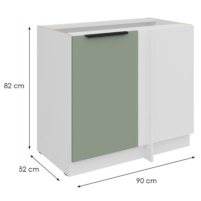 Kuchynská skrinka Aria-Sa/Wh Anti Fingerprint 105 Nd 1f Bb,2