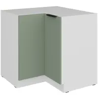 Kuchynská skrinka Aria-Sa/Wh Anti Fingerprint 90x90 Dn 2f Bb