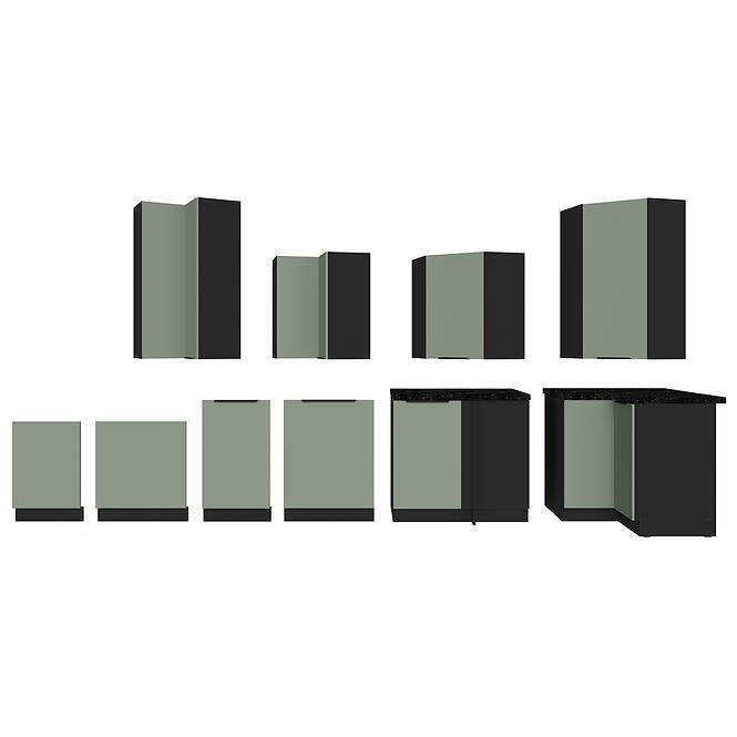 Kuchynská skrinka Aria-Sa/Bl Anti Fingerprint 60zl 1s Bb,11