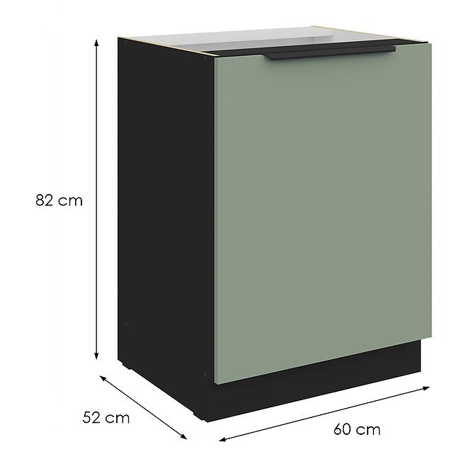 Kuchynská skrinka Aria-Sa/Bl Anti Fingerprint 60d 1f Bb,2