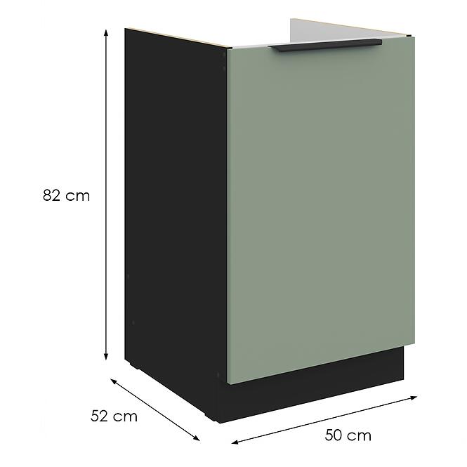 Kuchynská skrinka Aria-Sa/Bl Anti Fingerprint 50zl 1f Bb,2