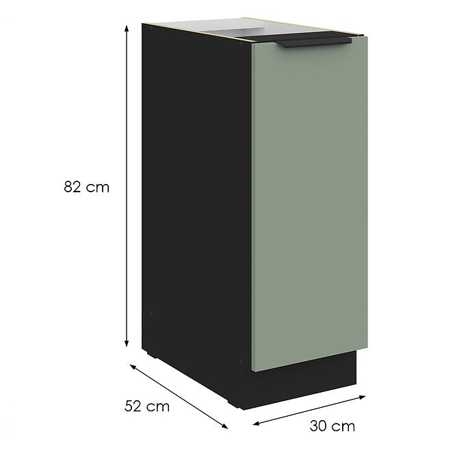 Kuchynská skrinka Aria-Sa/Bl Anti Fingerprint 30d Cargo Bb,2