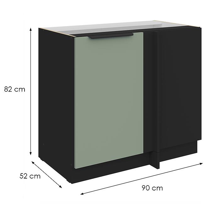 Kuchynská skrinka Aria-Sa/Bl Anti Fingerprint 105 Nd 1f Bb,2