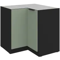 Kuchynská skrinka Aria-Sa/Bl Anti Fingerprint 90x90 Dn 2f Bb