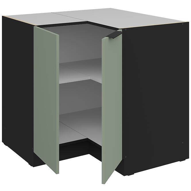 Kuchynská skrinka Aria-Sa/Bl Anti Fingerprint 90x90 Dn 2f Bb,3