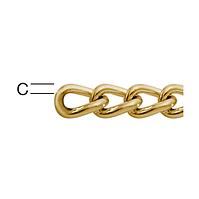 Reťaz Mosadzo – 1.2 mm - Tovar na Mieru