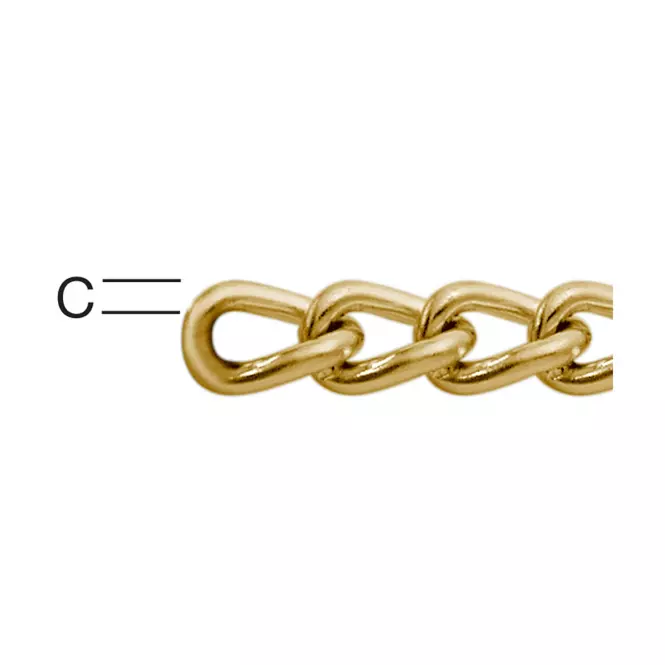 Reťaz Mosadzo – 1.2 mm - Tovar na Mieru