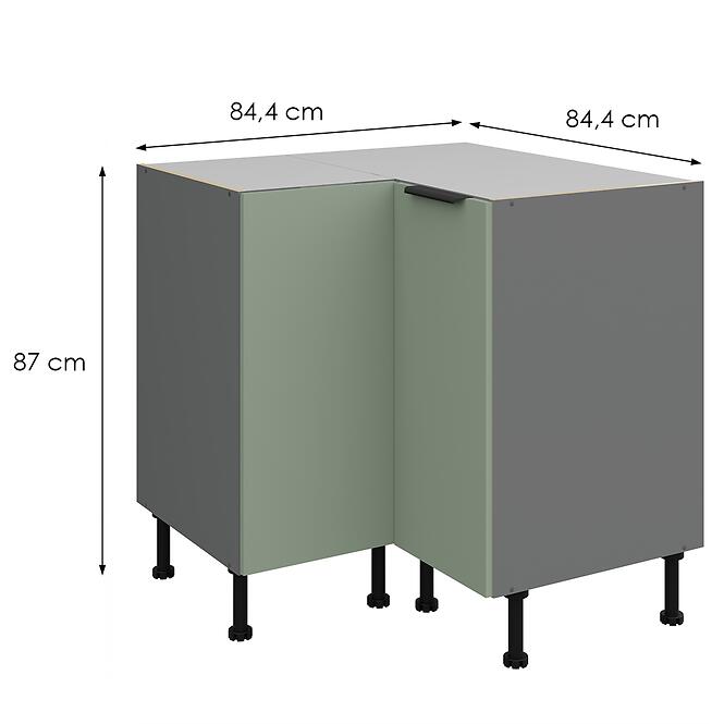 Kuchynská skrinka Aria-Sa/Ant Anti Fingerprint 90x90 Dn 2f Bb,2