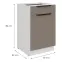 Kuchynská skrinka Aria-Ta/Wh Anti Fingerprint 50d 1f 1s Bb,2