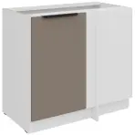 Kuchynská skrinka Aria-Ta/Wh Anti Fingerprint 105 Nd 1f Bb