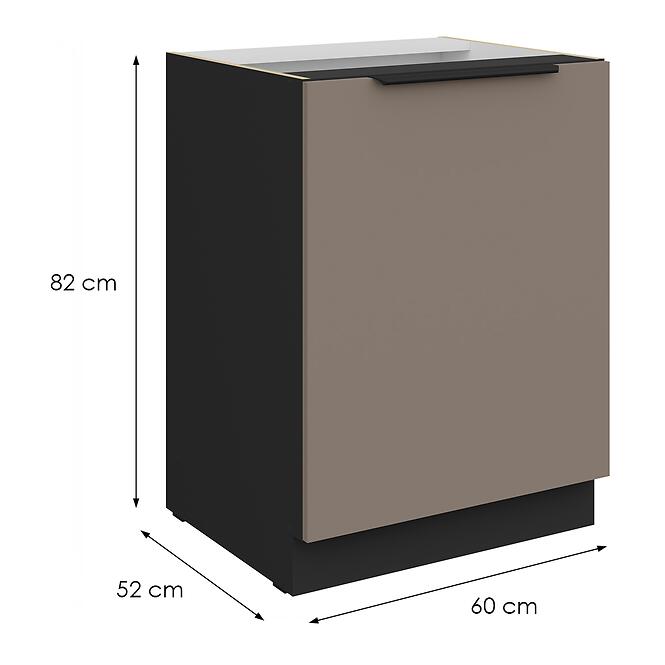 Kuchynská skrinka Aria-Ta/Bl Anti Fingerprint 60d 1f Bb,2